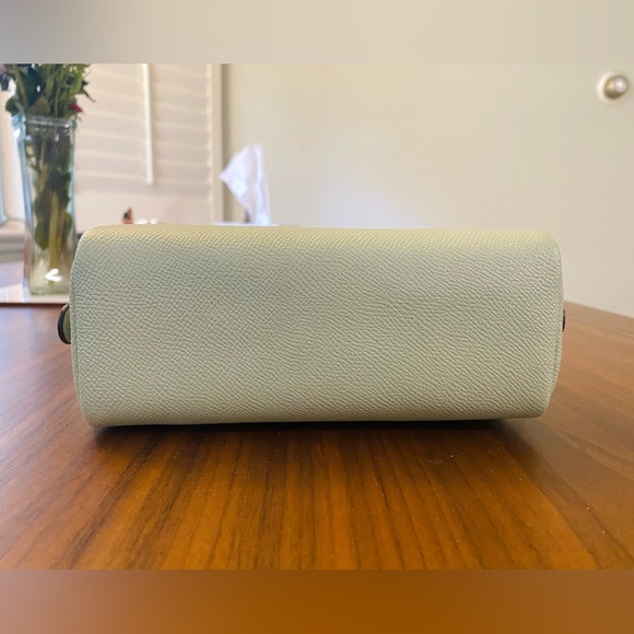 Coach Cosmetic Makeup Case Pouch Green Canvas - Picture 4 of 5